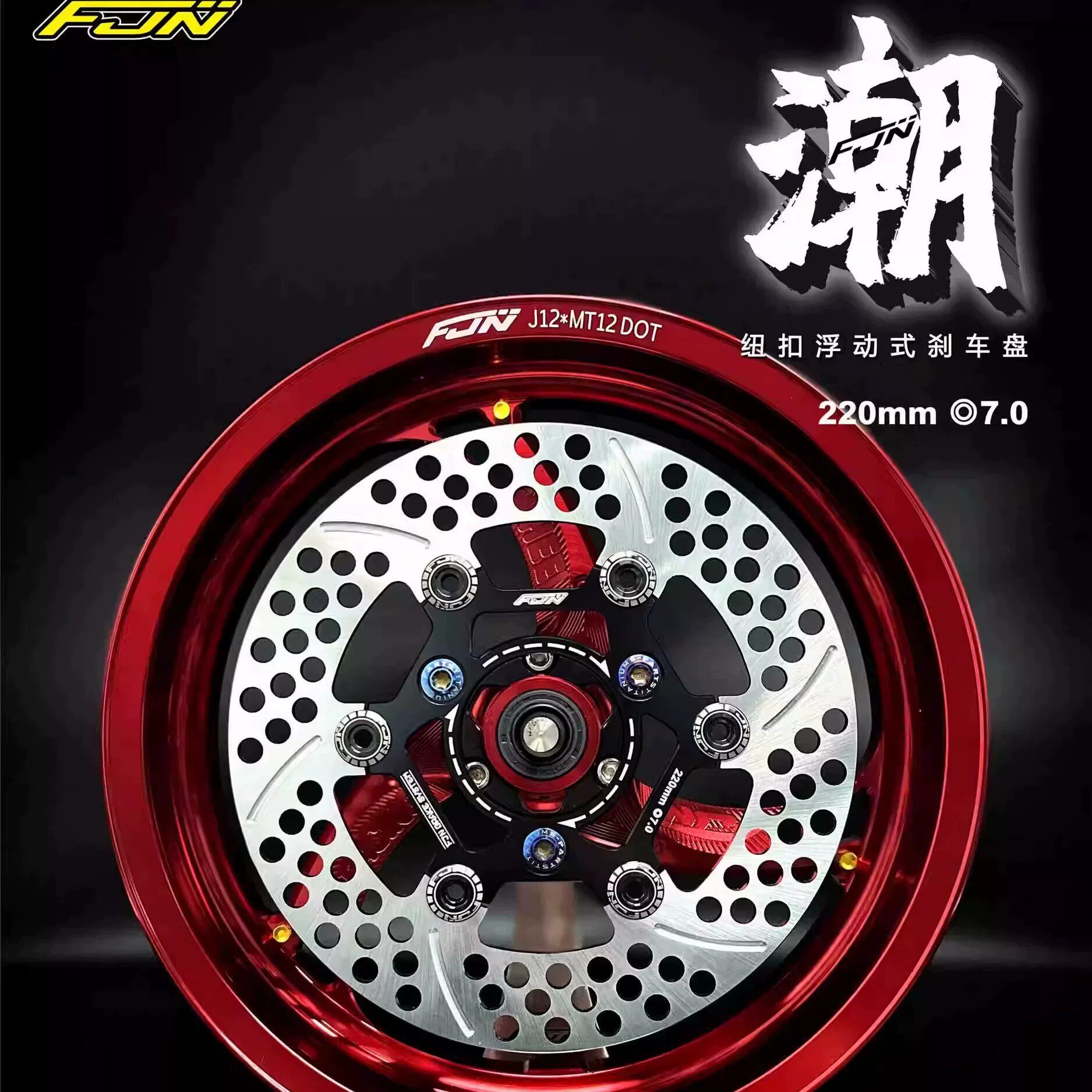 FJN浮动式电摩碟刹盘220/245mm