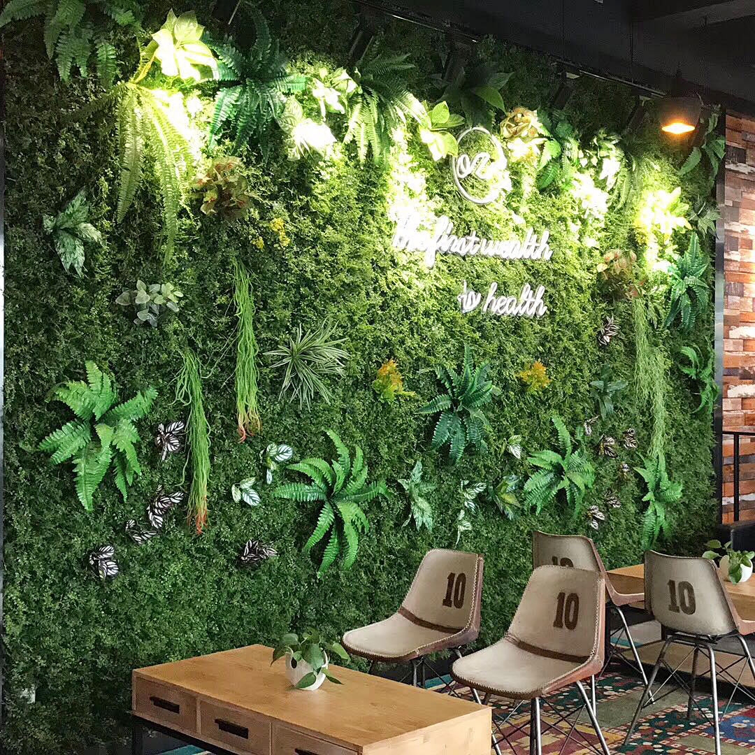 田园风仿真植物墙面遮丑墙面装饰