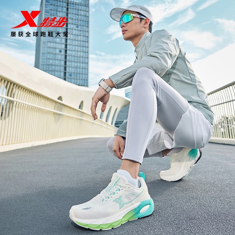 特步男鞋凌步2跑步鞋正品厚底增高青少年休闲运动鞋跑鞋软底减震,运动鞋new,跑步鞋,淘宝优惠券,粉丝福利购,淘宝优惠卷
