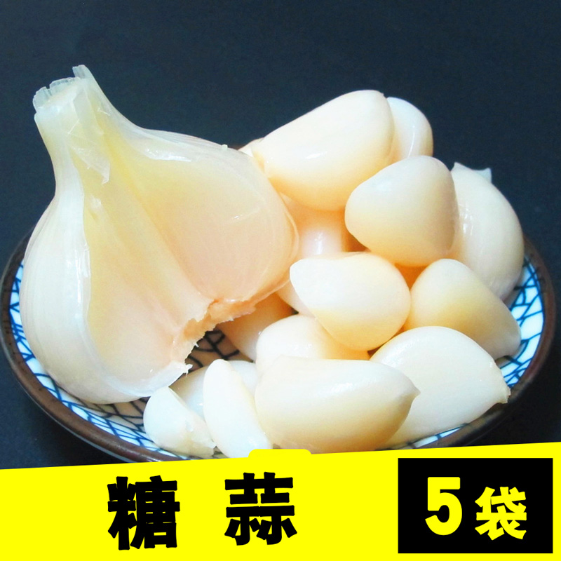 糖蒜甜蒜自制小包装山东陕西东北手工腌制西安特产农家腌泡大蒜头