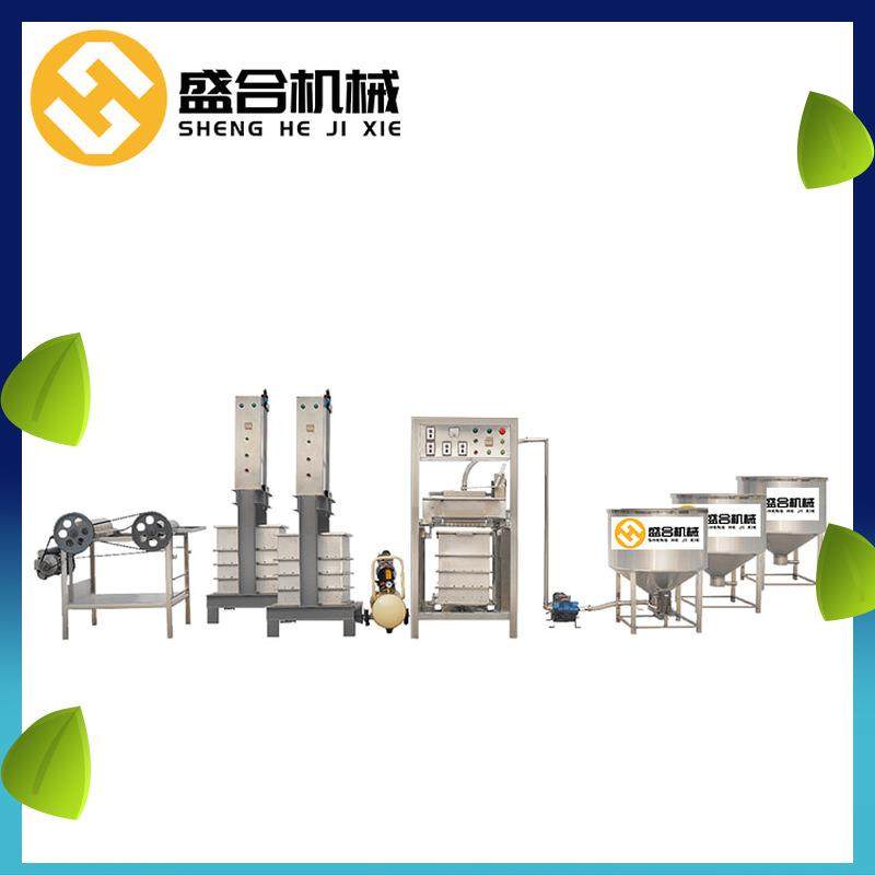 全自动干豆腐机器大型干豆腐机生产设备小型家用千张机健康