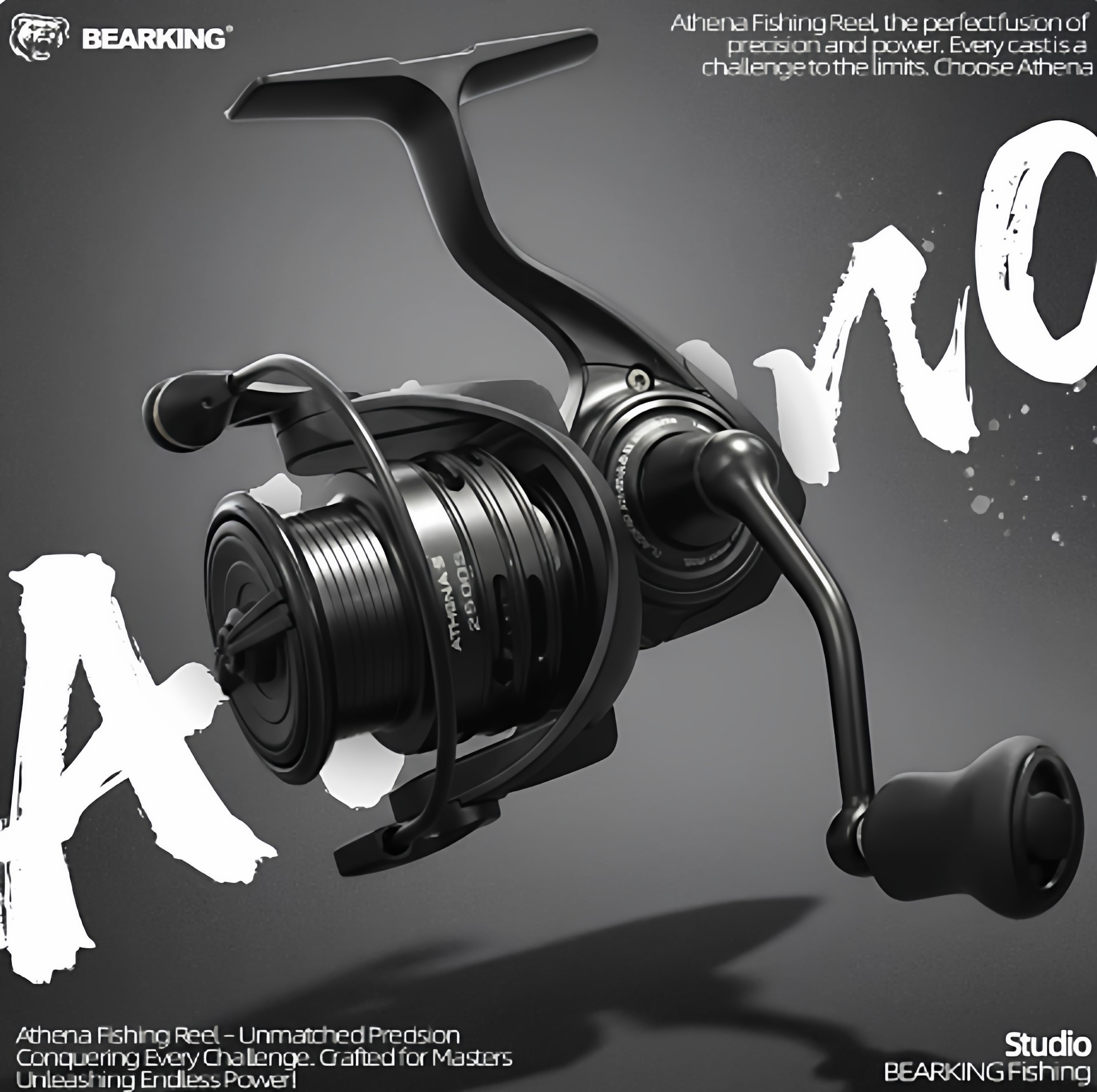 熊王 26新款雅典娜路亚纺车轮微物泛用轮远投轻量鱼线轮