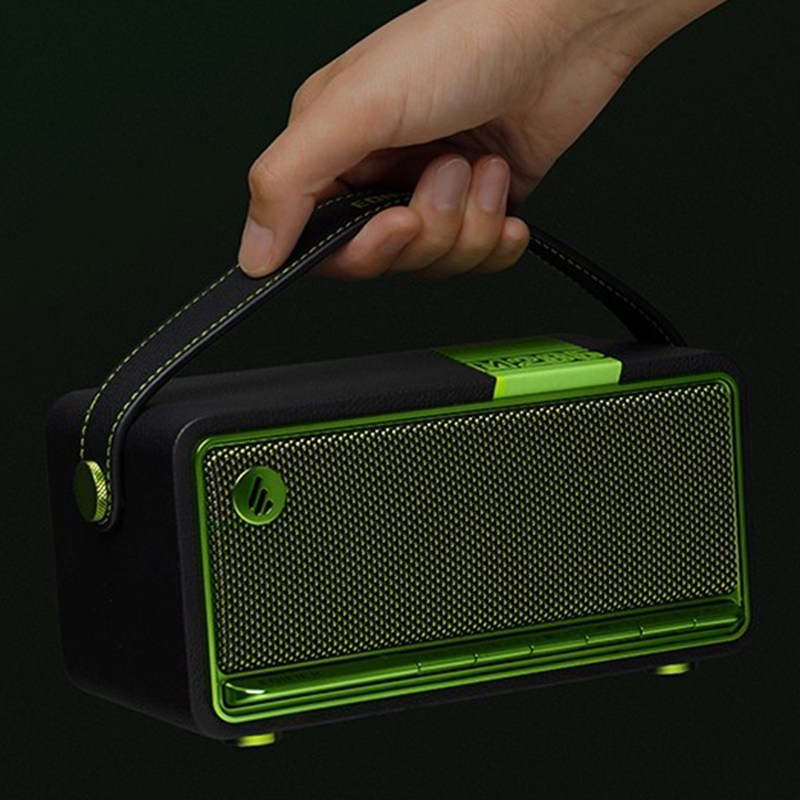 漫步者手提无线蓝牙便携式小音箱户外露营迷你家用客厅摆件高音质