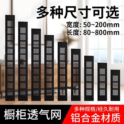 透气网方形加厚天燃气柜门散热透