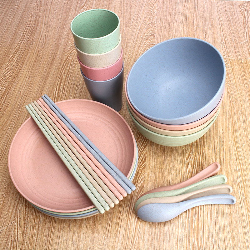 Set household single Japanese creative Nordic style dishes and chopsticks