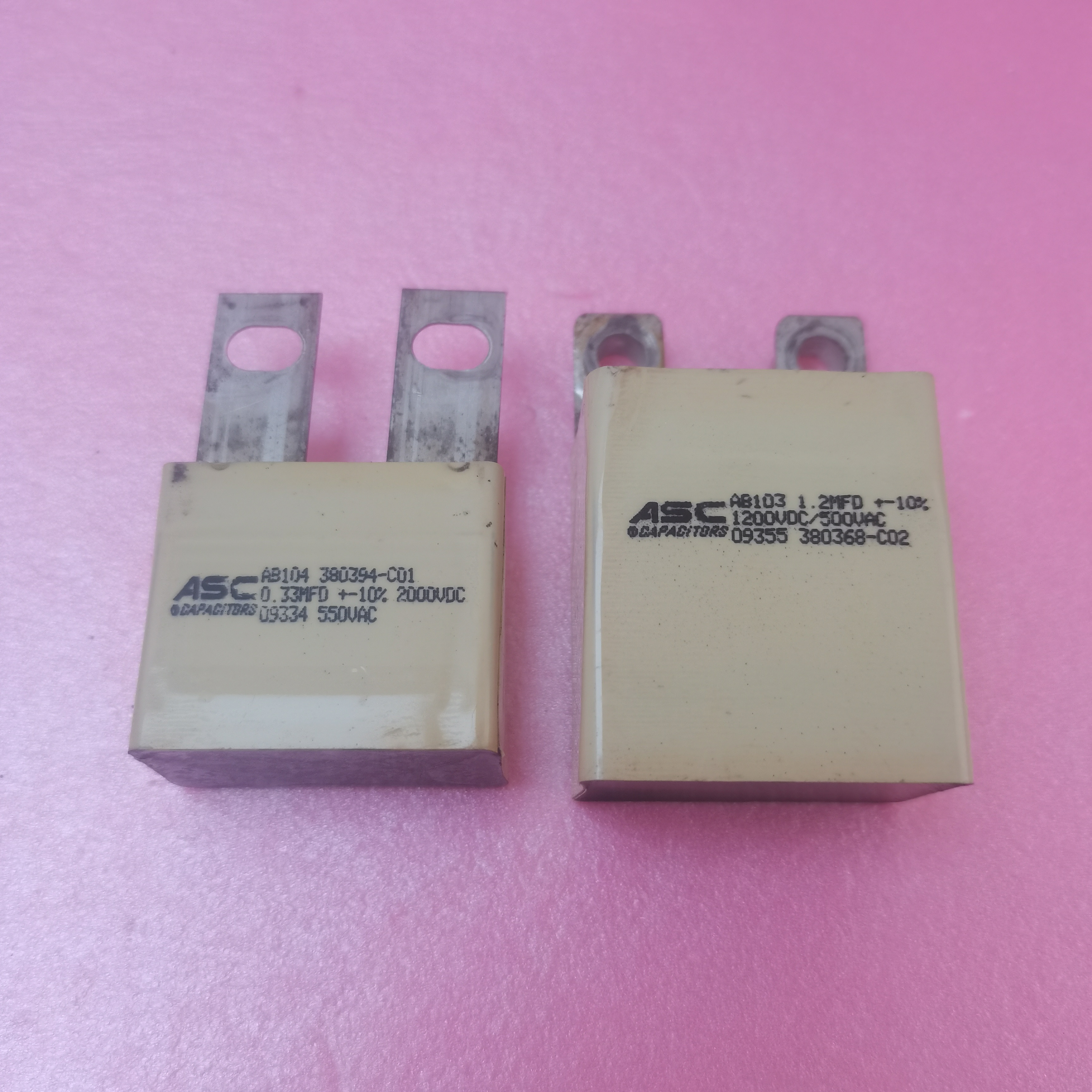 ACS电容AB104/30.33MFD/1.2MFD