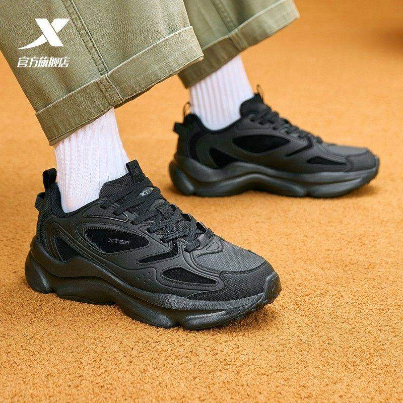 特步休闲鞋男鞋冬季百搭复古老爹鞋轻便运动鞋厚底增高户外徒步鞋,运动鞋new,运动休闲鞋,淘宝优惠券,粉丝福利购,淘宝优惠卷