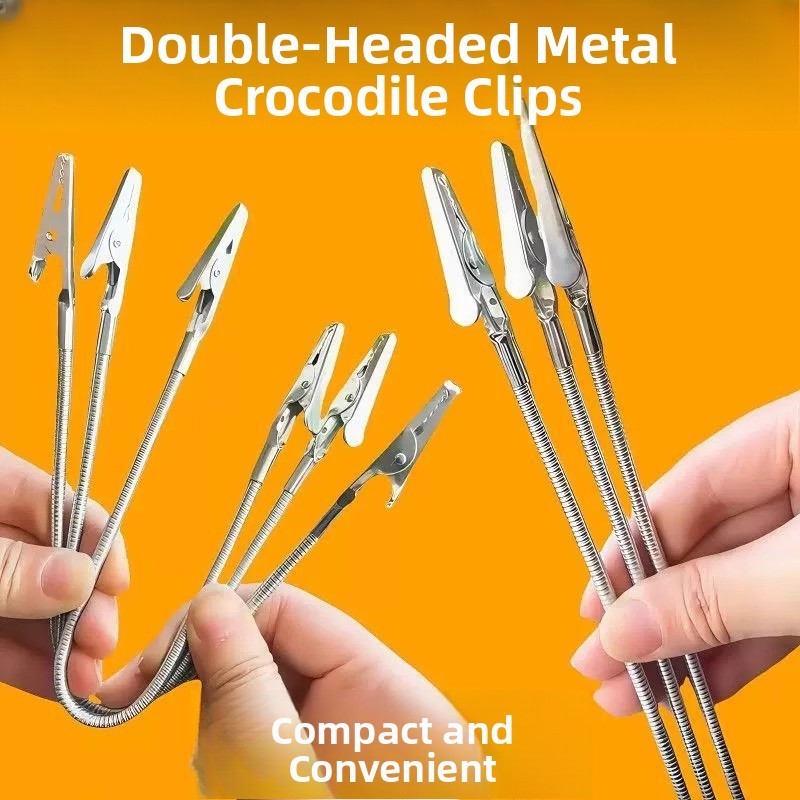 双头鳄鱼蚊香支架通用蚊香夹桌面笔记垂直卡片照片夹标签支架家