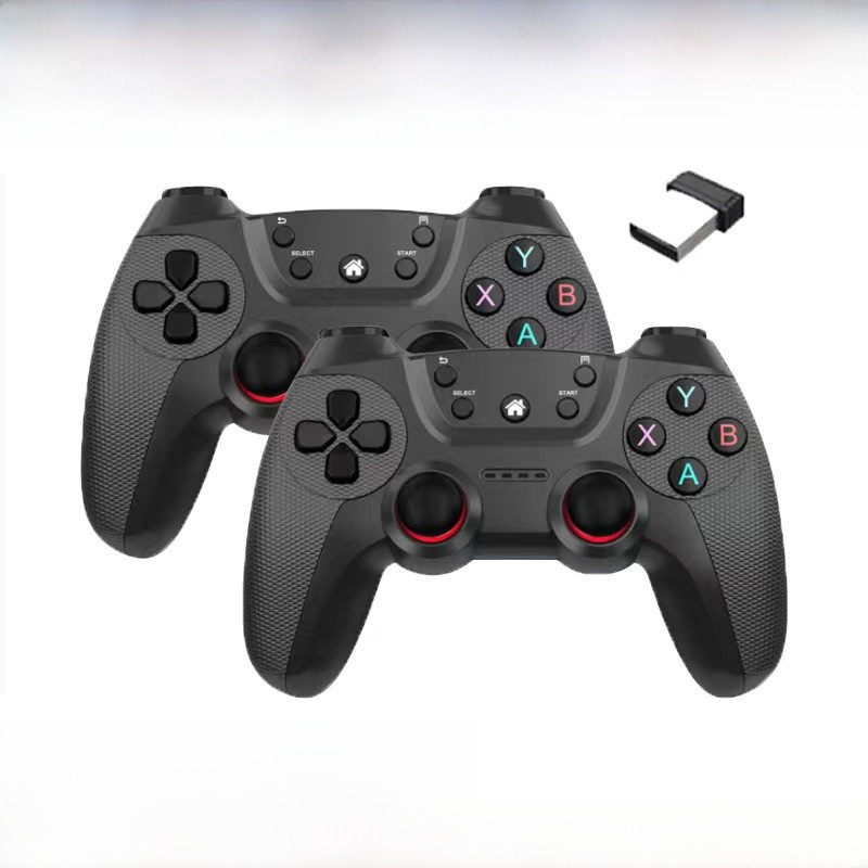 PC双人无线手柄安卓电视TVBOX电脑一拖二游戏手柄usb双手柄