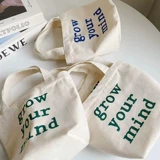 Брендовый шоппер, универсальный мобильный телефон, портативная система хранения для выхода на улицу, вместительная и большая льняная сумка, коллекция 2022, в корейском стиле