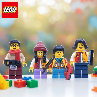 乐高LEGO正品积木人仔随机散件拼装人物公仔小颗粒零件拼插玩偶