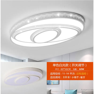 TIFICY客厅主灯简约现代2024年新款超大尺寸创意椭圆形1.5米LED吸