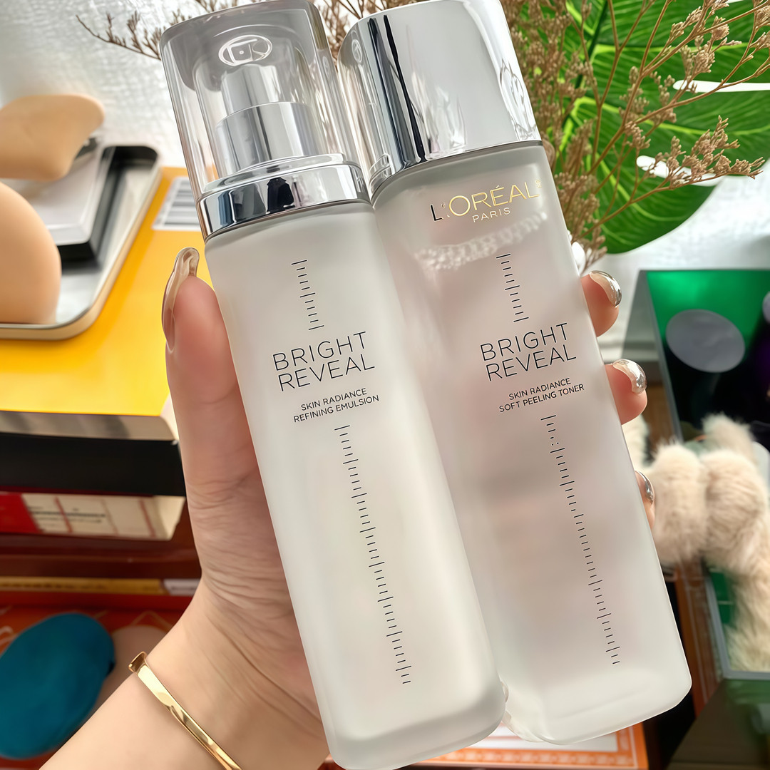 欧莱雅注光水乳提亮保湿清爽