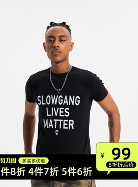 45Cent美式嘻哈说唱印花纪念修身短袖黑人紧身半袖弹力t恤男潮ins