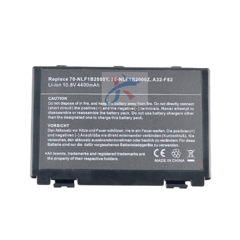 适用A32-F82华硕K40 K50 K60 X8AC X8AAF/IP笔记本F81 F83电池X85