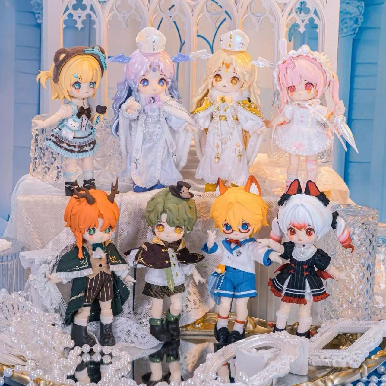 正版 Nagi兽仔第五代幻境录系列可动人偶盲盒12分BJD潮玩手办礼物