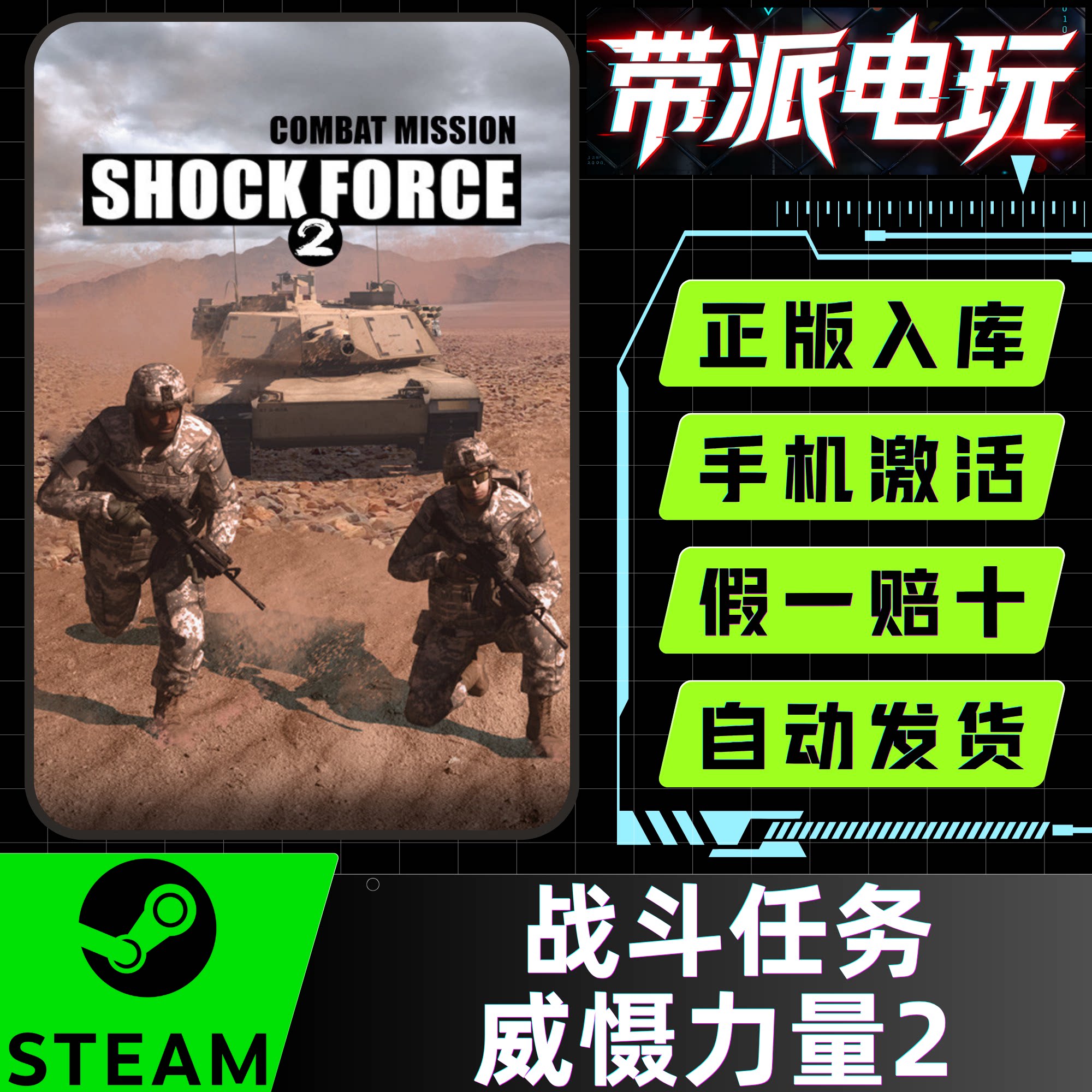 Steam正版 战斗任务威慑力量2 Combat Mission Shock Force 2 CDK