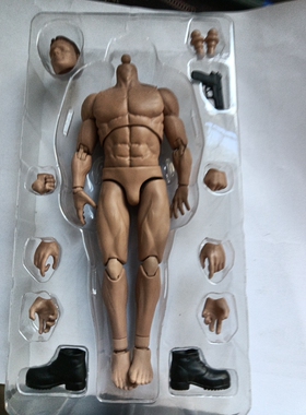 ANT 1/12 潮流兵人 AM116 超可动人偶肌肉男素体绘画男体模型现货