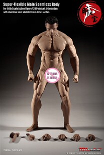 TBLeague PL2018-M35 无头钢骨 强壮肌肉型身材 包胶肌肉 男素体