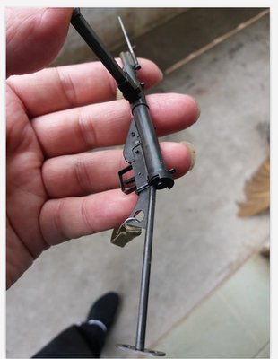 1比6兵人模型手办军事工艺品二战英军金属斯登Mark2 T型托冲锋枪