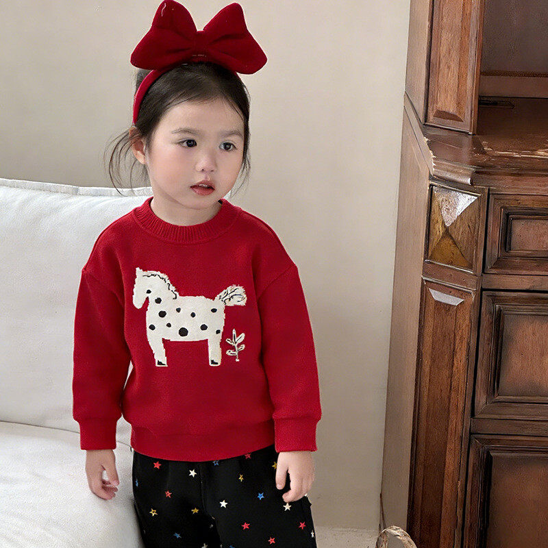 童装马年本命年服红色拜年上衣女宝过年春秋软糯上衣休闲裤套装,婴童用品,睡眠礼盒/套装,淘宝优惠券,粉丝福利购,淘宝优惠卷
