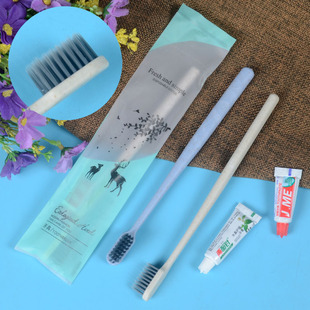 一次性牙刷带牙膏酒店专用洗漱用品套装宾馆宾馆民宿牙具家用待客