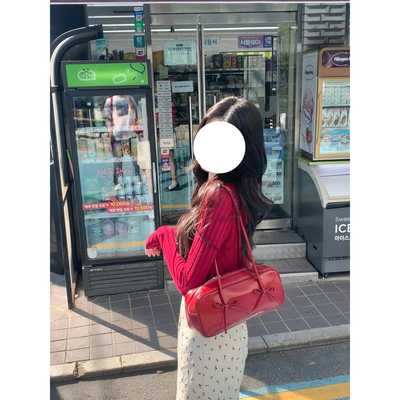 手提提法韩小众2025潮女波士顿棍包包波士包单肩通勤腋下新款系包