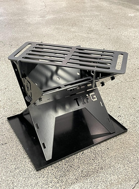 ALEX 日本进口The IRON FIELD GEAR户外轻量化可收纳便携焚火烤炉