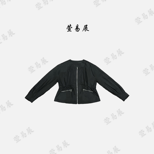 -“方程式”100棉透气时尚收腰显瘦圆领百搭外套-WT7711