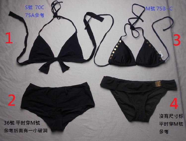 特价PYP521性感抺胸三角温泉比基尼泳衣泳裤多款入黑色蛇纹防止滑