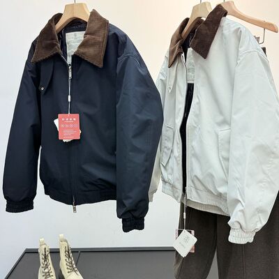 内外兼修美式复古巴恩风秋冬保暖老钱风短款棉衣棉服男外套26622