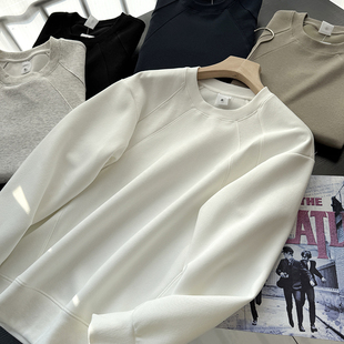 宽松外套S00599 t恤打底衫 360克重磅棉质卫衣男新款 春秋冬长袖