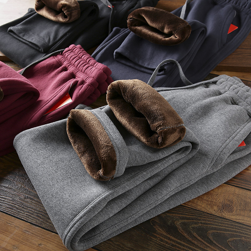 抗寒保暖秋冬男士时尚加厚休闲裤