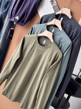 户外山系情侣款！吸湿速干透气秋季男女运动百搭圆领长袖T恤25376