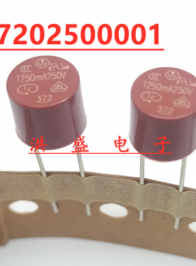 37202500001 进口力特 TR5 圆柱形延时保险丝管 372 T250mA 250V