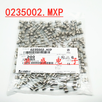0235002.MXP美国力特5*20玻璃保险丝管 235 2A安 F2AL250V 快熔断
