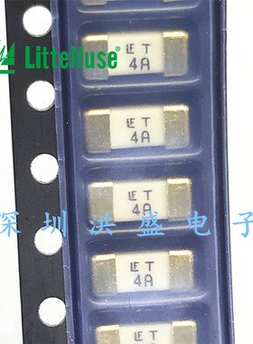 进口美国力特延时贴片保险丝 0452004.MRL 1808 LF T4A 4A镀金脚