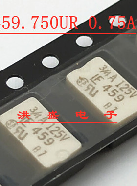 0459.750UR美国力特  0.75A贴片保险丝 3/4A 125V LF 459 750mA