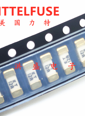 0452012.MRL美国力特贴片一次性陶瓷保险丝 1808  LF T 12A 延时
