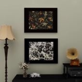 饰挂画 饰画卧室中古客厅诧寂风高级感电表箱遮挡装 法式 挂墙面装