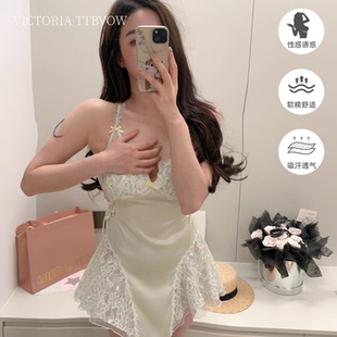 Victoria维多利亚性感法式 吊带家居服 纯欲风睡裙女夏季 2025年新款