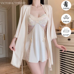 新款 Victoria维多利亚性感睡裙女2025夏季 甜美纯欲风高级感家居服