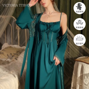 新款 Victoria维多利亚纯欲风性感睡裙女2025夏季 高级感慵懒家居服