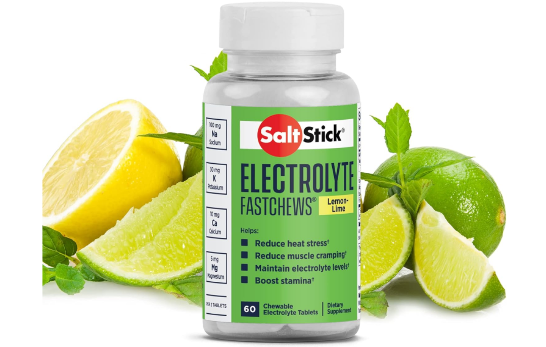 美国SaltStick FastChews电解质补水 锻炼 运动恢复 60片咀嚼片