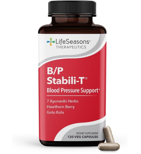 美国LifeSeasons B/P Stabili-T 血压支持 心脏和血液循环120粒