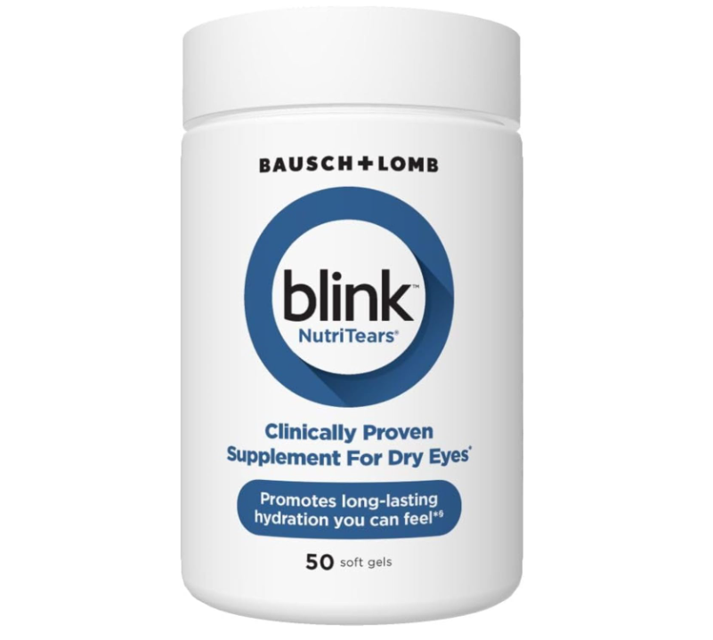美国BLINK NutriTears干眼补充剂 含叶黄素维生素D滋润眼睛50粒软