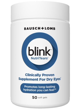 美国BLINK NutriTears干眼补充剂 含叶黄素维生素D滋润眼睛50粒软
