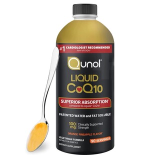 美国Qunol 液体辅酶Q10 100mg心脏健康 900ml水溶性