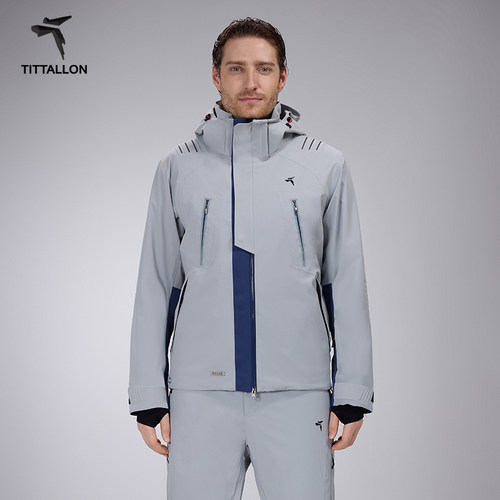 体拓男式双四向弹力专业滑雪服