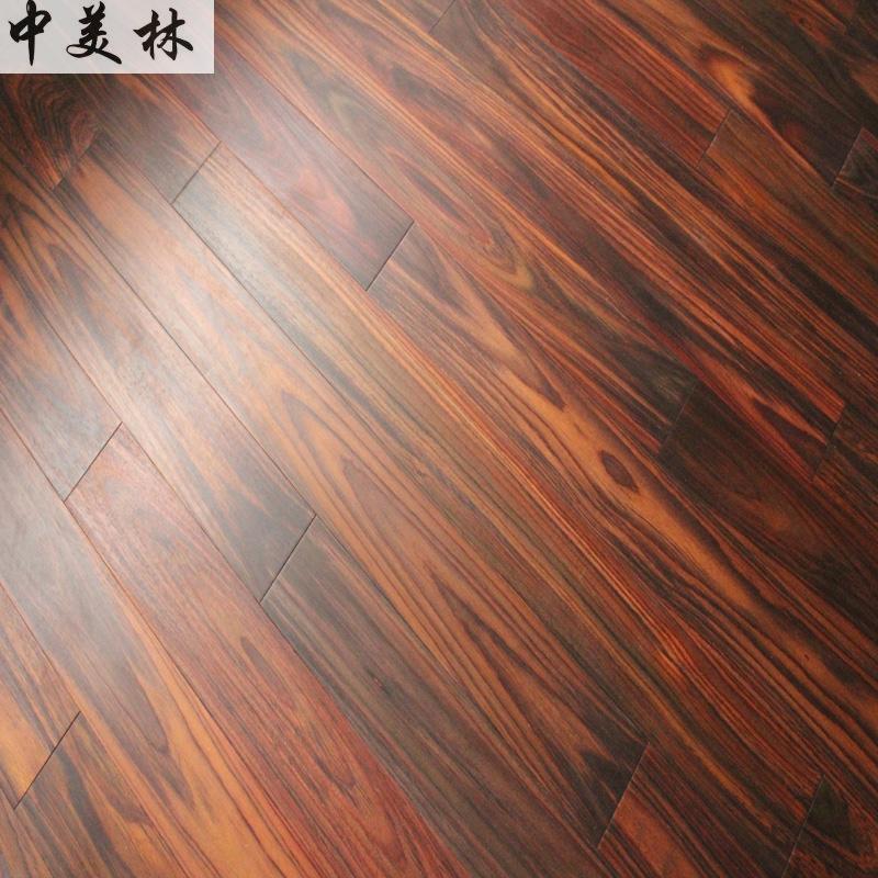 厂家直销国标红木印尼酸 阔叶黄檀印尼紫檀 黑酸枝实木地板人字拼